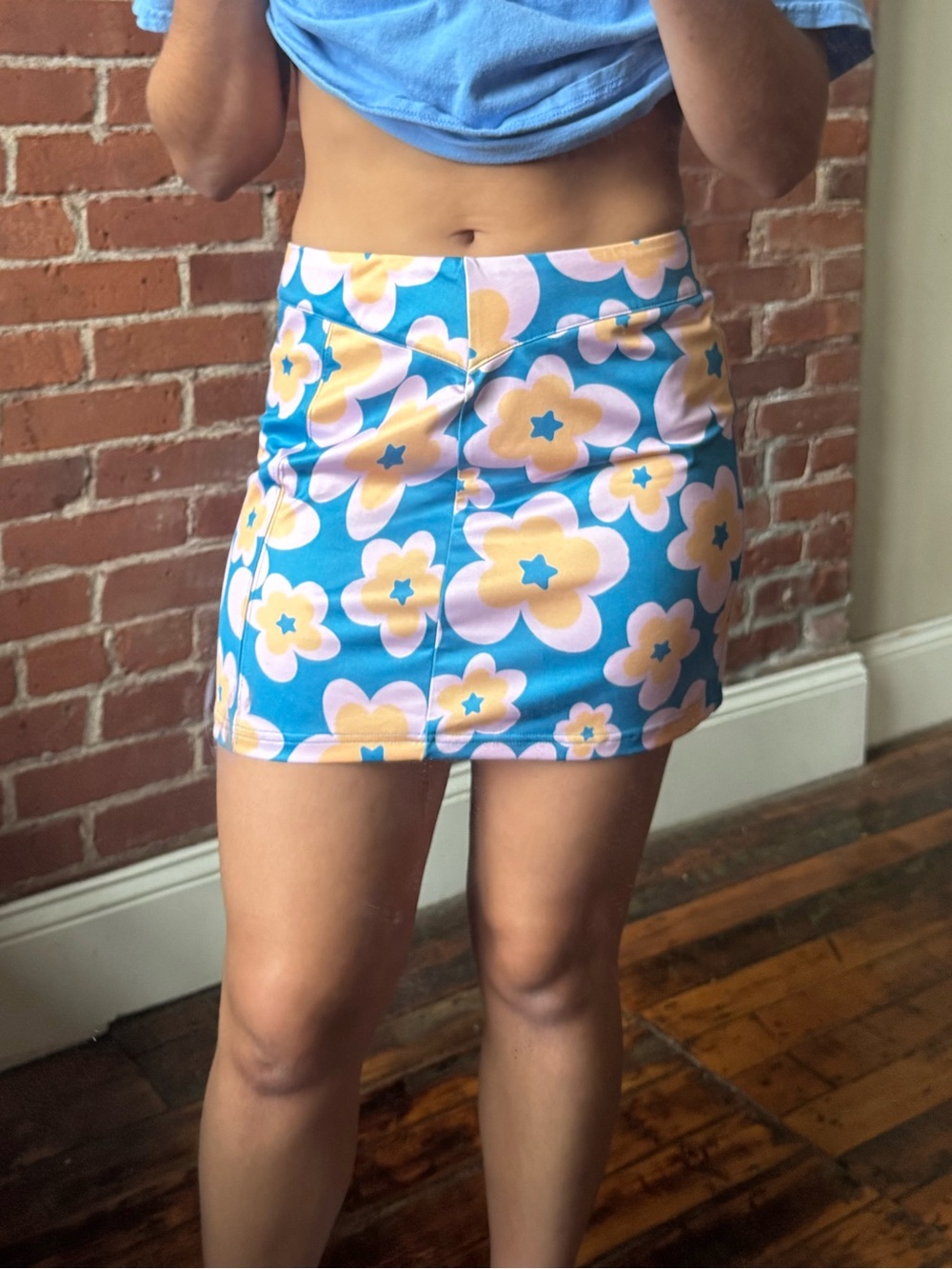 Floral Mini Skirt